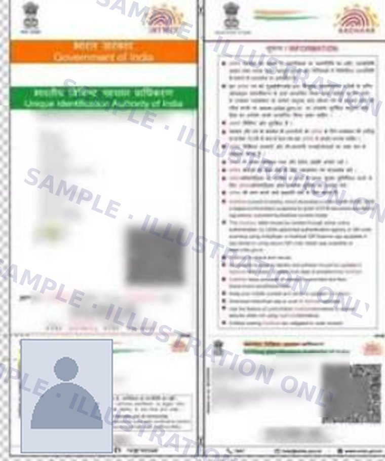 Aadhaar Letter